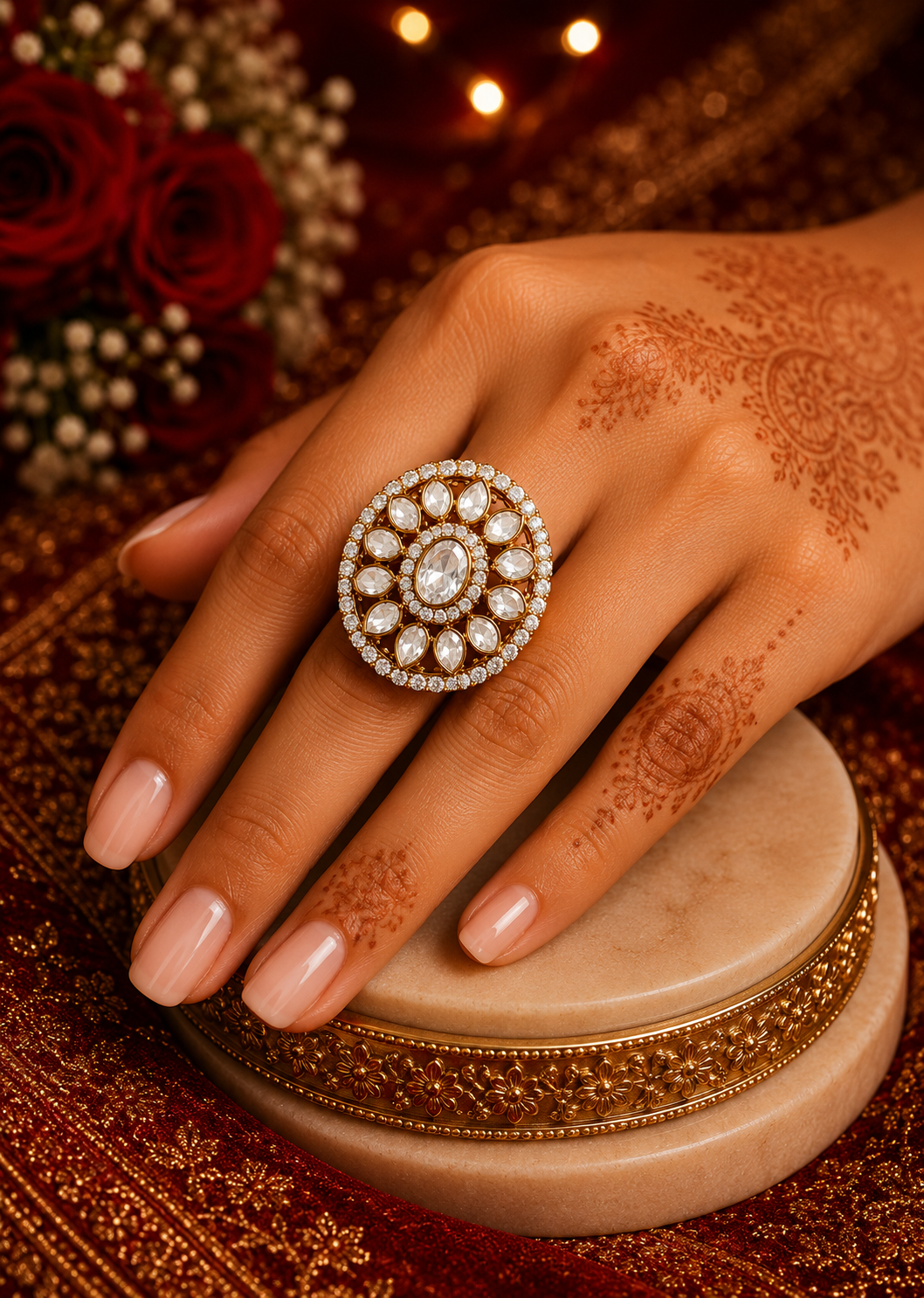 The Heritage Bridal Pearl Statement Ring