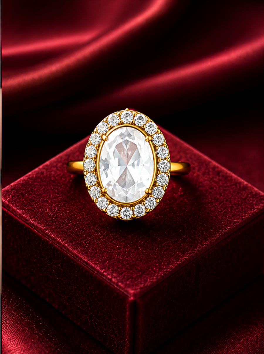 The Vintage Timeless Polki Floral Ring