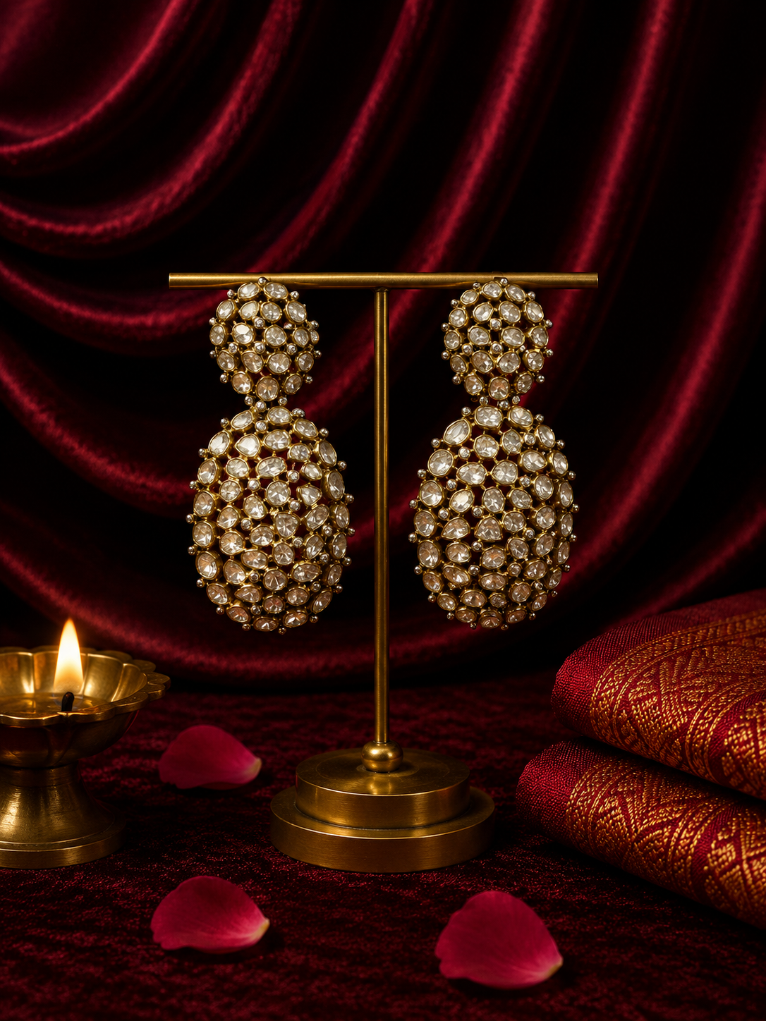 Maharani Polki Earrings