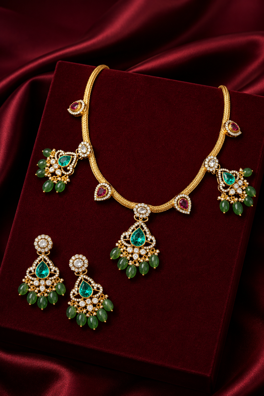 The Classic Bridal Diamond Bold Jewelry Set