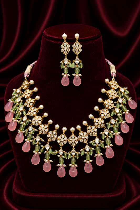 The Royal Bridal Pearl Bold Jewelry Set