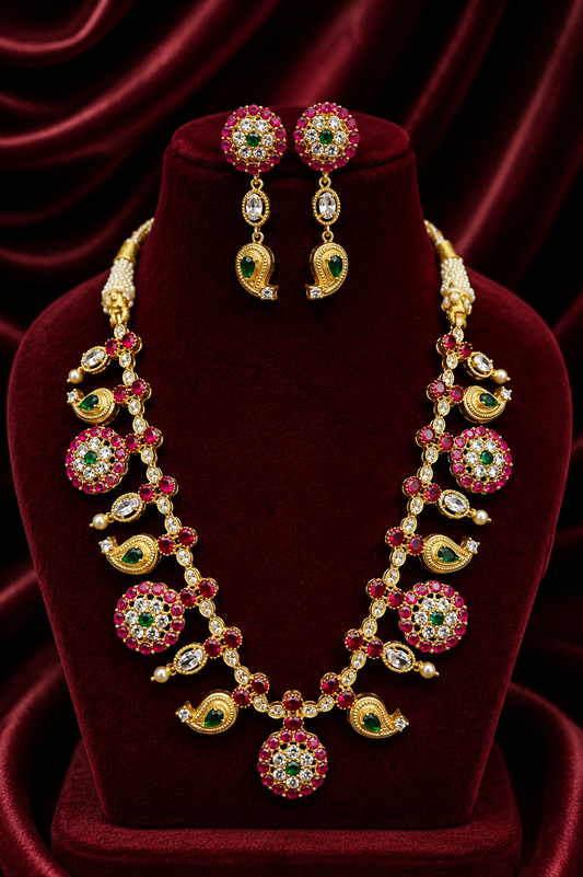 The Vintage Elegant Kundan Radiant Jewelry Set