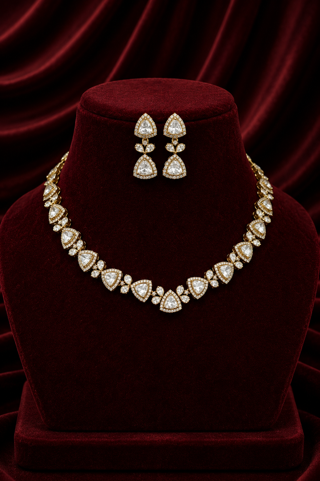 The Vintage Bridal Diamond Statement Jewelry Set