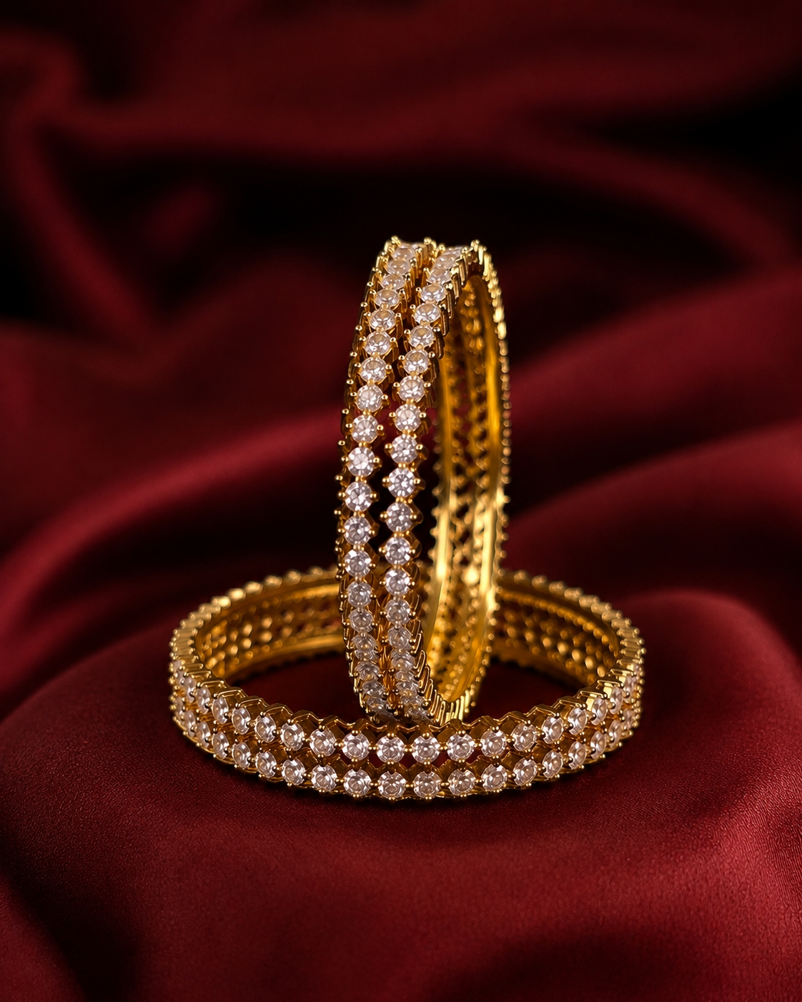 The Royal Timeless Kundan Halo Polki Bangle