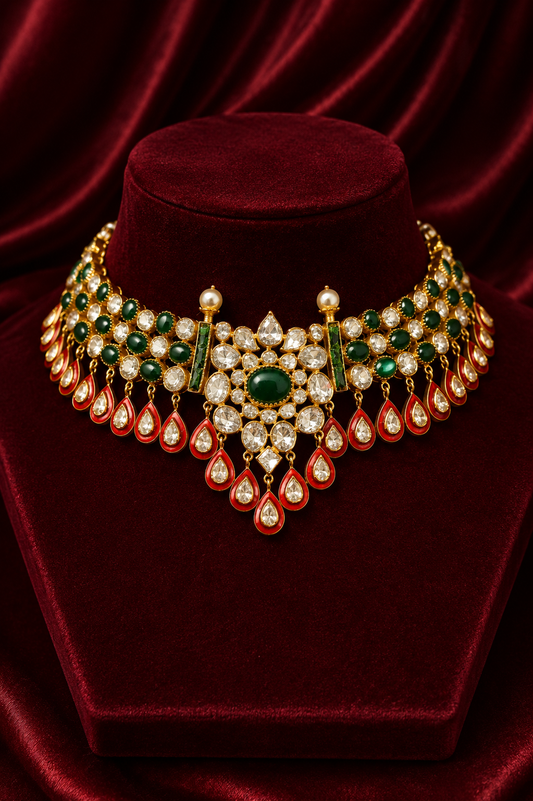 The Classic Bridal Kundan Bold Jewelry Set