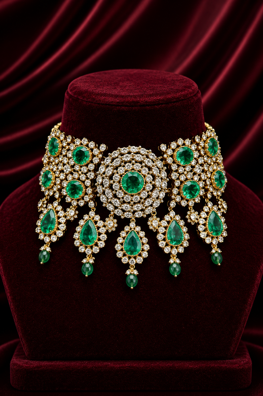 The Classic Timeless Diamond Halo Jewelry Set