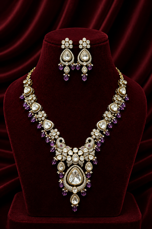 The Heritage Timeless Kundan Floral Jewelry Set