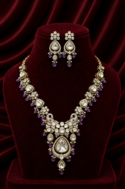 The Heritage Timeless Kundan Floral Jewelry Set