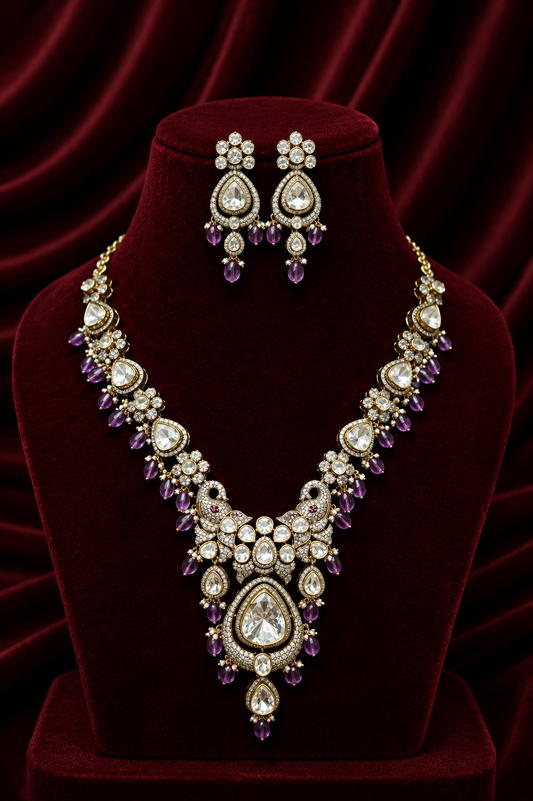 The Heritage Timeless Kundan Floral Jewelry Set