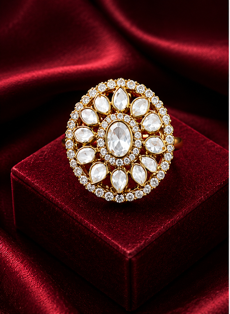 The Heritage Bridal Pearl Statement Ring