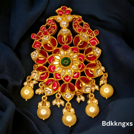 Kundan Brooch Pin